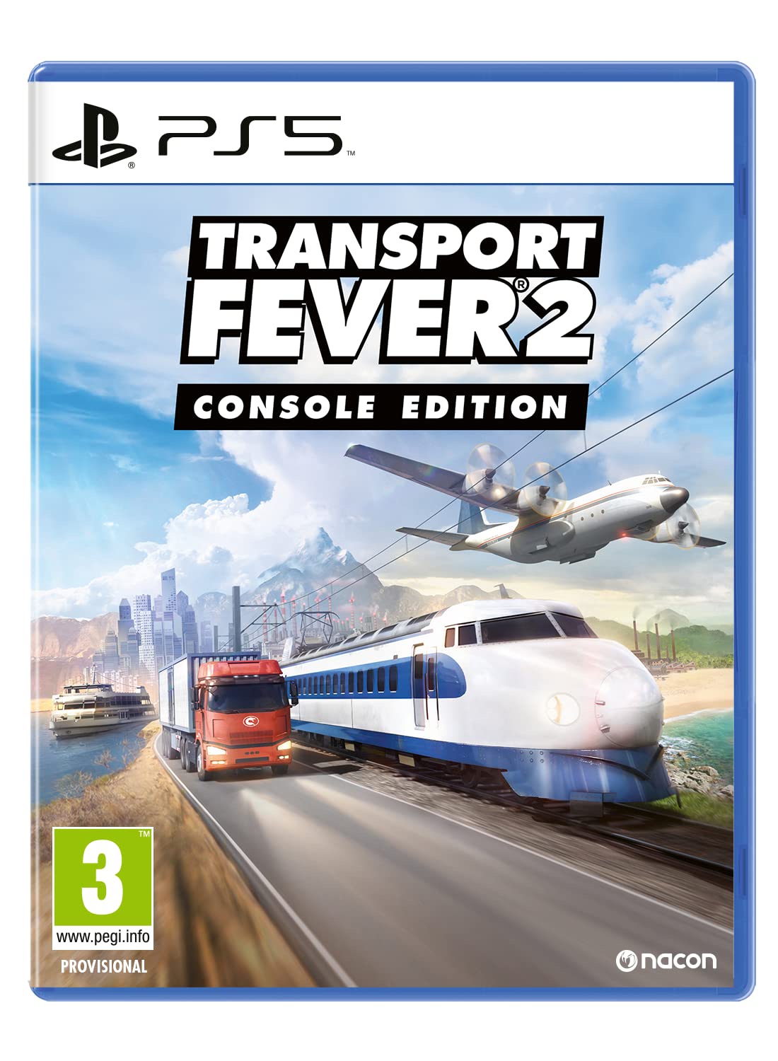 Transport Fever 2 PS5 - PAL ESP - Nuevo Transport Fever 2 PS5 - PAL ESP - Nuevo